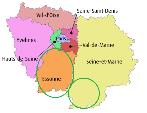 carte ile-de-france